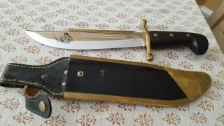 Case Xx 1836 Davy Crockett Bowie Knife W/ Sheath