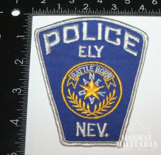 Early Ely Nevada Police Patch (17614)