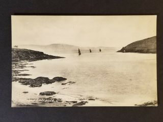 Ireland Harbour Entrance Dingle County Kerry Scenic Real Picture Postcard