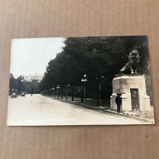 O) Postcard Mexico Circulated To Italy Chapultepec 1930