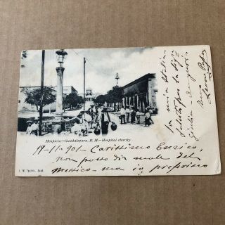 O) Postcard Mexico Circulated To Italy 1901 Guadalajara
