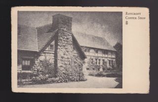 The Roycroft Copper Shop East Aurora Ny Private Mailing Card Postcard,  1