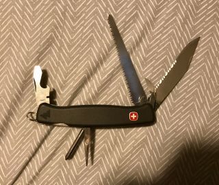 Wenger delemont Swiss Army Knife - Black Ranger 106 Mountaineer (Rare) 3