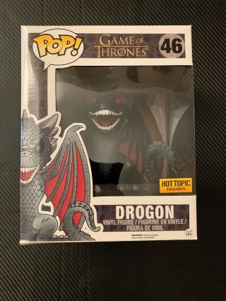 In Hand Funko Pop Game Of Thrones 6 Inch Drogon 46 Hot Topic Exclusive