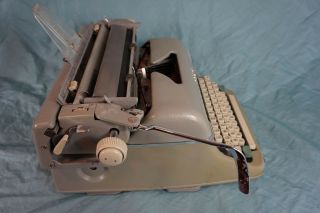 1960s Green Olympia SG1 Typewriter in great safe 7