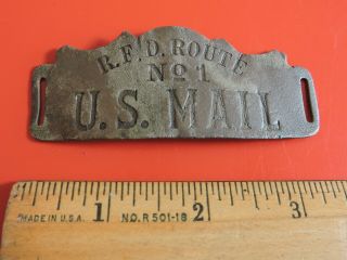 1800s Postal Rfd Rural Delivery Mail Us Post Office Department Badge 1 Td