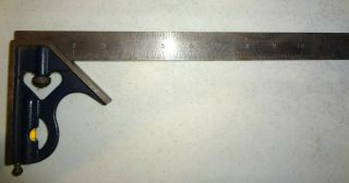 Vintage Craftsman 12 " Inch Combination Square,  Usa Tool,  Machinist 