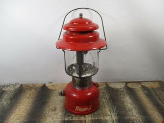 Coleman Lantern 220e Red Dated 11 - 65