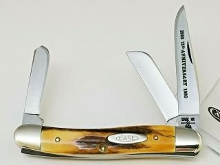 1980 Case Xx 5318 Hp Ssp 75th Anniversary Stockman Knife 3 1/2 " Stag Handles