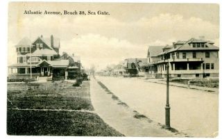 Sea Gate Brooklyn Nyc Ny - Atlantic Avenue At Beach 38 - Postcard Coney Island