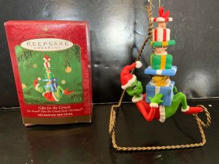 Hallmark Keepsake Ornament Dr Seuss Gifts For The Grinch 2000
