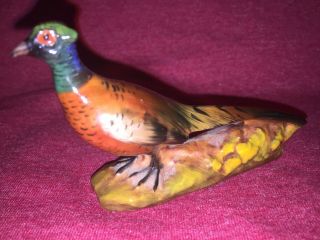 Royal Doulton Rare Wartime Miniature Figurine Pheasant Hn 2576