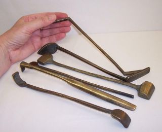 6 Vintage Foundry Sand Casting Smoothing Mould Making Tools Bronze Sculpting