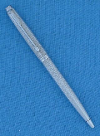Parker 75 Sterling Silver Fougère Ballpoint,  Rare And