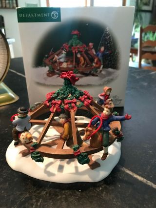 Department 56 Dickens Village Series Merry Go Round About 56.  58533