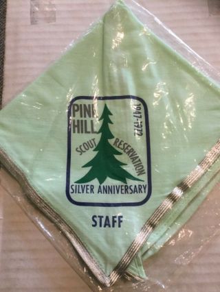 Pine Hill Scout Camp 1972 25th Anniversary Staff Neckerchief Jersey