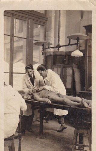 Silver Photograph Medical Dissection Autopsy 1920/30