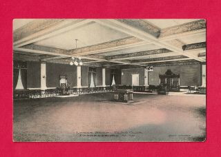 Parkersburg,  Wv,  Postcard View Of Elks Club Lodge Room Interior,  Ca 1910,  Vf