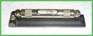Starrett 98 - 6 " Machinists Precision Level Tool W/box Double Plumb & Cross Vial