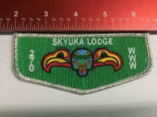 Oa Skyuka Lodge 270 S28 Flap Vigil - 2 Per Life;,  Silver Mylar