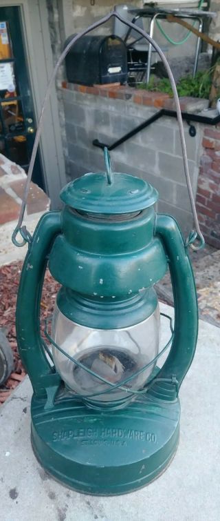 Antique Norleigh Diamond Kerosene Lantern Shapleigh Hardware Co.  St.  Louis