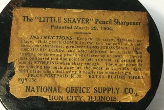 Little Shaver Antique Pencil Sharpener 5