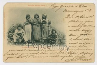 Vintage Postcard 1900 Nicaragua Bluefields Heathen Sumu Indians Moravian Mission