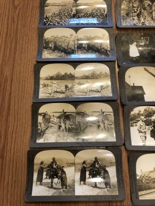 Antique 1904 Monarch Keystone View Co.  Stereoscope Viewer with 11 Cards 2
