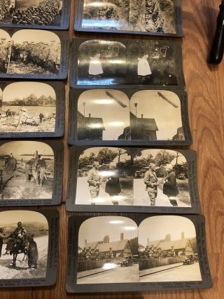 Antique 1904 Monarch Keystone View Co.  Stereoscope Viewer with 11 Cards 3