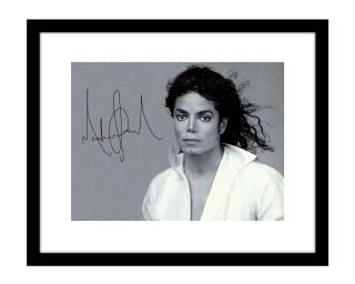 Michael Jackson 8x10 Signed Photo Print Autographed Thriller Pop Artist Music