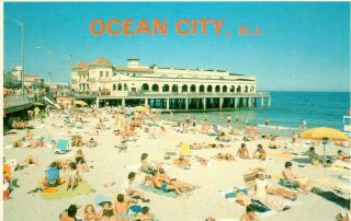 Beach And Music Pier,  Ocean City,  Jersey Postcard - Unposted