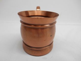 Old Vtg GREGORIAN SOLID COPPER MULE MUG Moscow Tankard Stein Cup Made USA 2