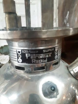 Petromax Rapid 829/500CP Kerosene Chrome Lantern 5
