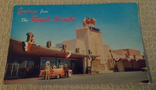 Greetings From The Royal Nevada Las Vegas Hotel Casino Postcard