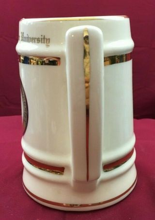 James Madison University Vintage Ceramic Beer Stein Mug W.  C.  Bunting Co JMU 5