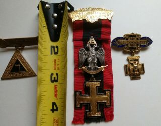 Rare Masonic 32nd Degree Scottish Rite Jewels 2