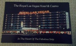 The Royal Las Vegas Hotel Casino Postcard Old Vintage Card View Standard