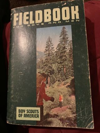 Vintage 1971 Fieldbook For Boys And Men Boy Scouts Of America 2nd Edition