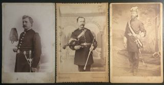 Knights Templar & Odd Fellows Officers - 1880 