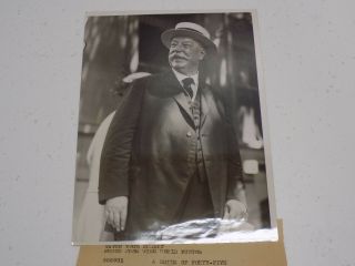 1923 Press Photo: Supreme Court Chief Justice William Howard Taft
