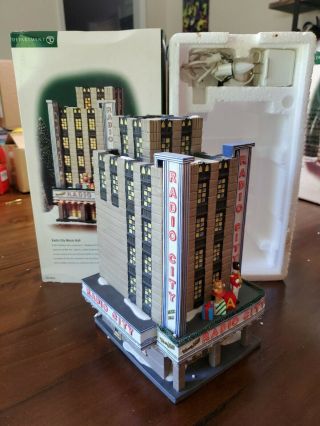 Department 56 Christmas In The City Radio City Music Hall Heritage Village 58924