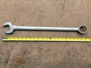 Armstrong Armaloy No 1178 - L 1 - 1/2 " Combination Combo Wrench Made In Usa Vintage