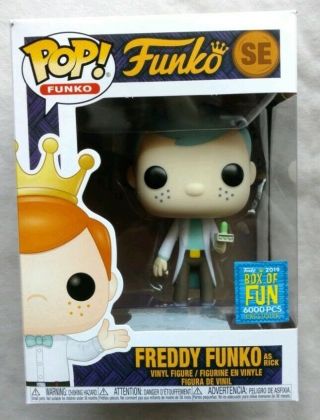 Funko Pop Rick And Morty Freddy Box Of Fun 2019/ Freaky Tiki Fundays Exclusive