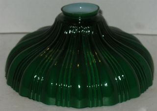 Vintage Green/white Case Glass Umbrella Lamp Light Shade