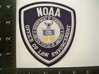 Federal Commerce Noaa Ofc Of Law Enforcement Patch Washington,  Dc Hqs Police