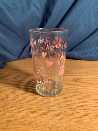 Vintage Wizard Of Oz Glinda The Good Witch Drinking Glass