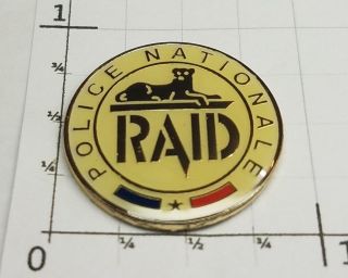 France Raid Police Mini Pin Tie Tack Lapel Nationale Badge Gign Gendarmerie