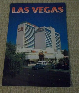 Nevada Postcard Lady Luck Hotel Casino In Las Vegas