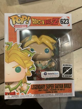 Funko Pop Saiyan 2 Broly 6 Inch Galactic Toys Exclusive In Hand