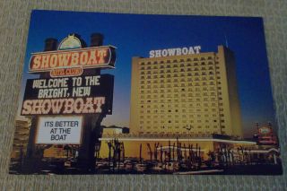 Showboat Hotel Casino Postcard From Las Vegas,  Nv I Combine